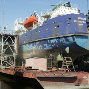 Оперативный ремонт судна «М.Хачепуридзе»